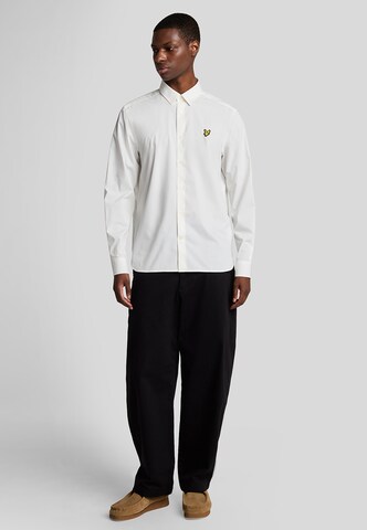 Coupe regular Chemise ' Bamboo' Lyle & Scott en blanc