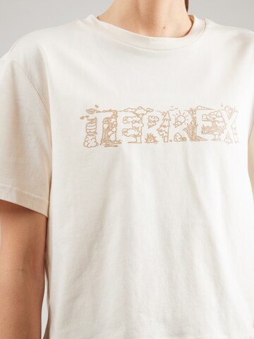 Maglia funzionale 'WILD' di ADIDAS TERREX in bianco