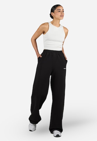 Pegador Wide Leg Hose 'Anni' in Schwarz