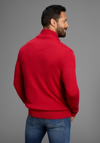 Man's World Knit Cardigan in Red