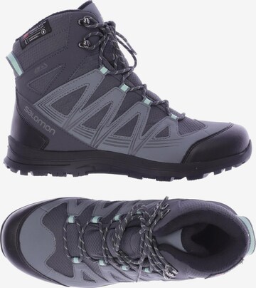 SALOMON Anke & Mid-Calf Boots in 39 in Grey: front