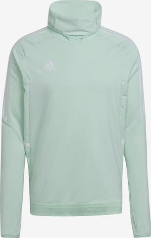 ADIDAS PERFORMANCE Sportsweatshirt in Grün: Vorderseite