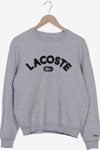 LACOSTE Sweatshirt & Zip-Up Hoodie in S in Grey: front