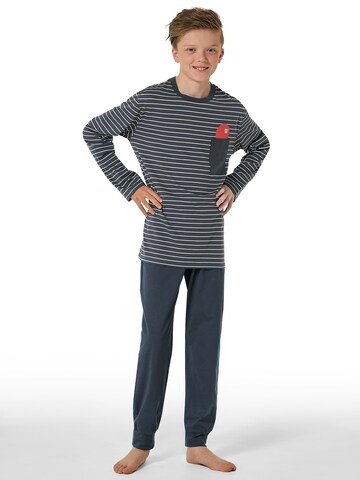 Pyjama ' Nightwear ' SCHIESSER en gris : devant