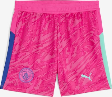 PUMA Sportbroek 'Manchester City 25/26' in Roze: voorkant
