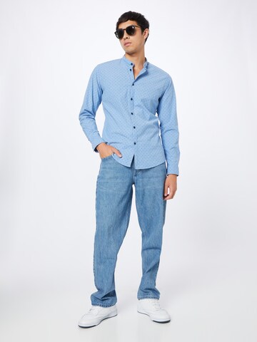 ESPRIT Regular fit Button Up Shirt in Blue