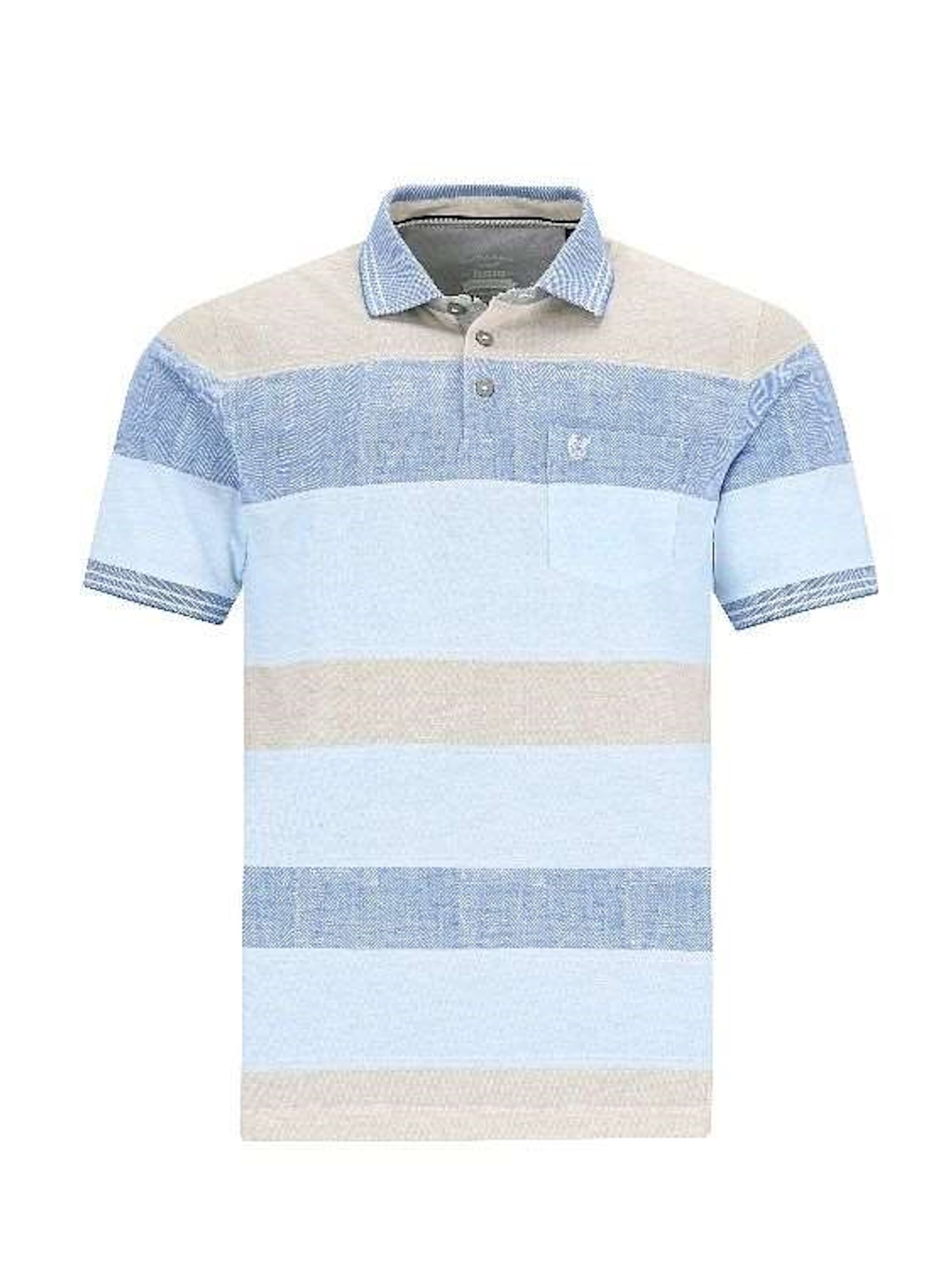 HAJO T-Shirt 'Stay Fresh' en M en beige chiné / bleu ciel / bleu chiné, Vue avec produit