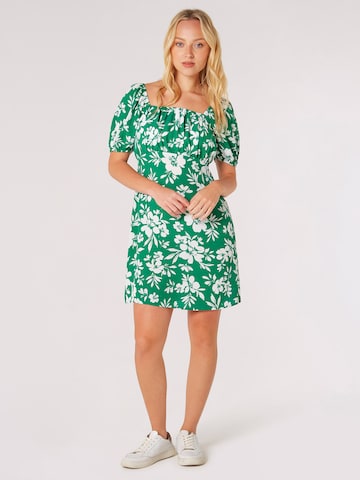 Robe Apricot en vert