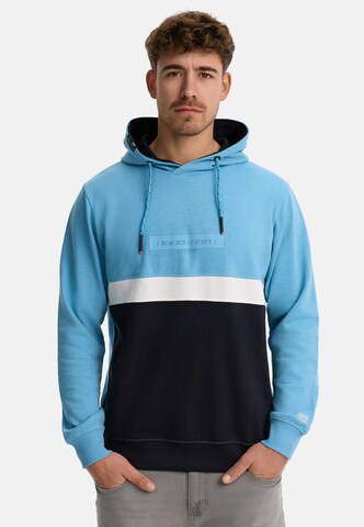 Sweat-shirt ' Magnus ' INDICODE JEANS en bleu : devant