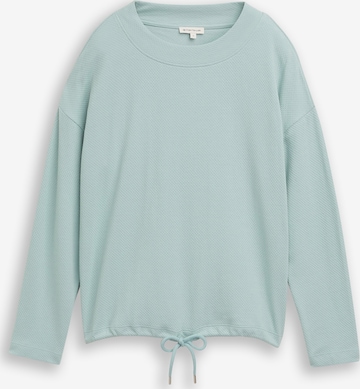 TOM TAILOR - Sweatshirt em verde: frente