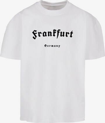 Merchcode Shirt 'Frankfurt' in Weiß: predná strana