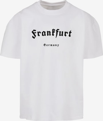 Merchcode Shirt 'Frankfurt' in Weiß: predná strana