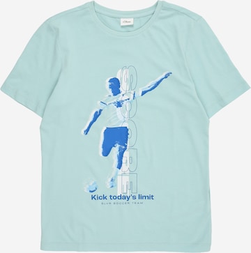 s.Oliver Tričko - Modrá: predná strana