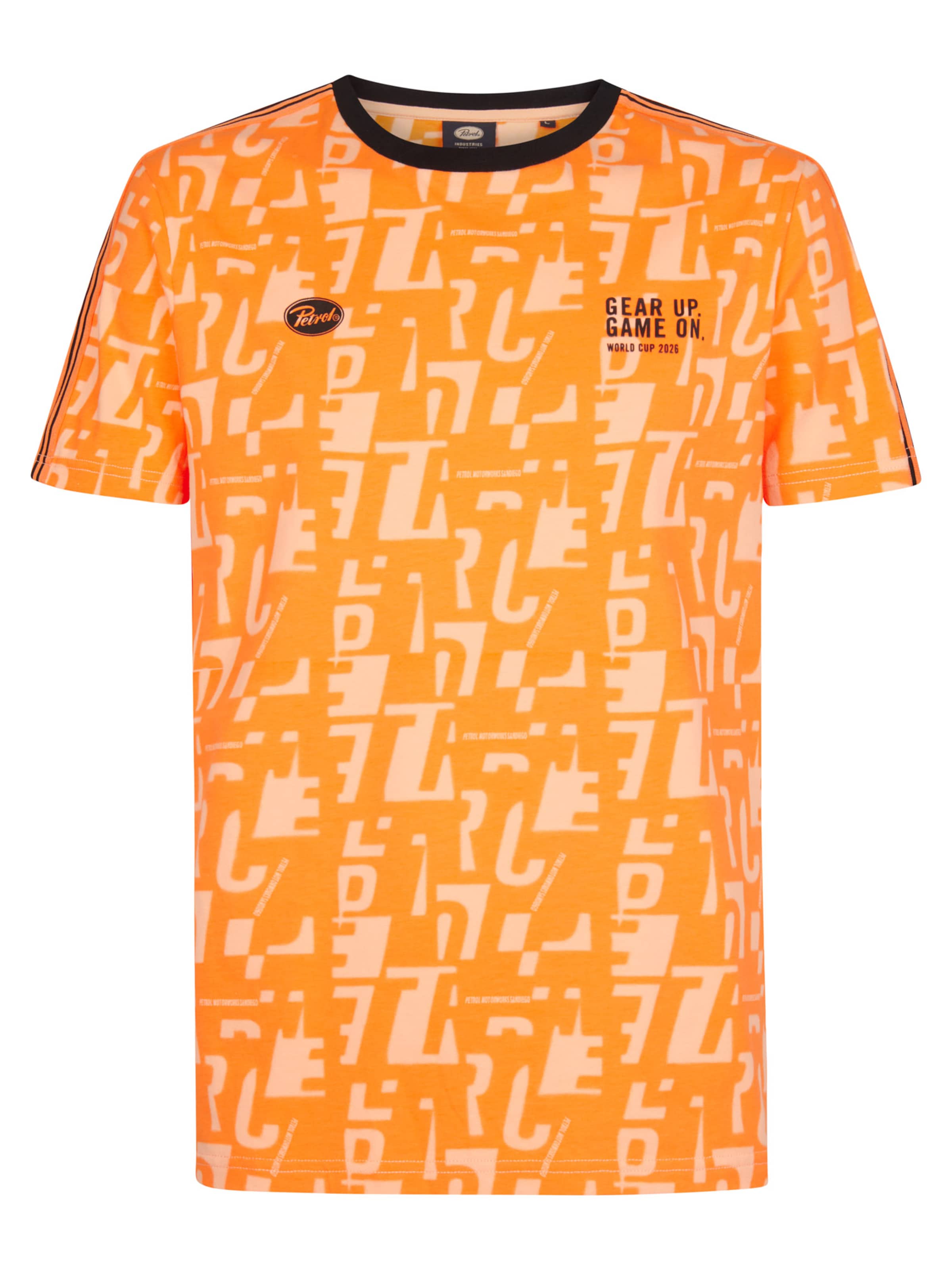 Petrol Industries Shirt 'Tempestad' in Orange: front