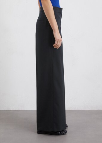 Marc O'Polo Wide Leg Hose in Blau