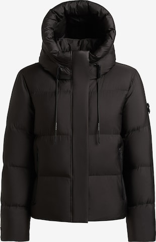 khujo Jacke 'Enits2' in Schwarz: Vorderseite