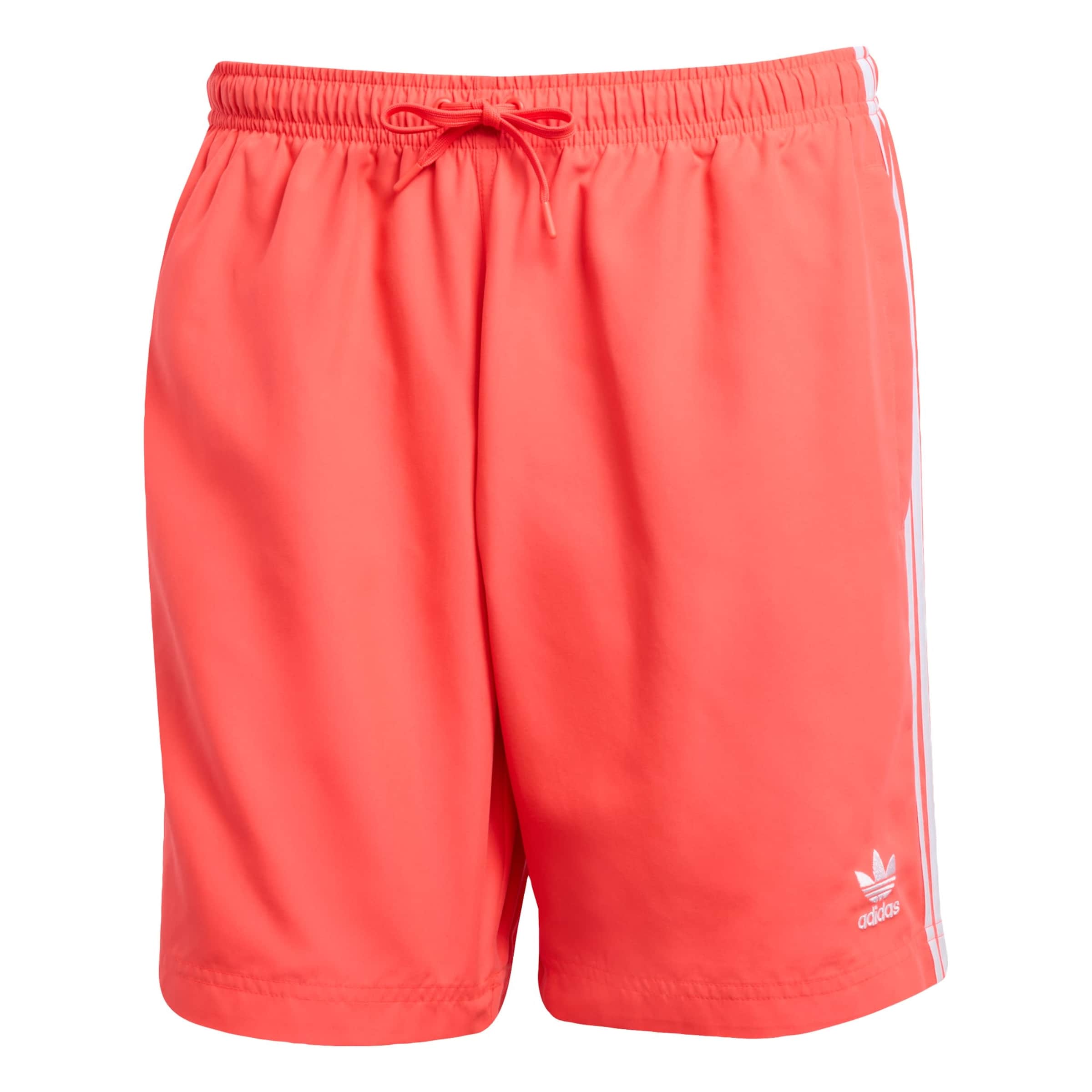 ADIDAS ORIGINALS Badeshorts 'Adicolor' i orangerød / hvid, Produktvisning
