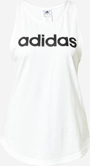 Sportiniai marškinėliai be rankovių 'Essentials' iš ADIDAS SPORTSWEAR, spalva – juoda / balta, Prekių apžvalga