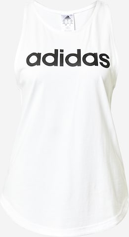 ADIDAS SPORTSWEAR Sports Top 'Essentials Loose Logo' in White: front