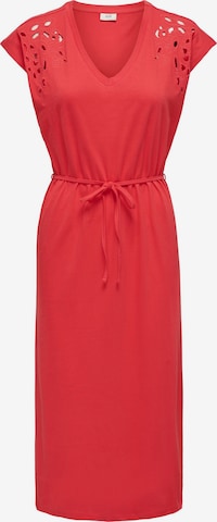 JDY - Vestido 'ROSE' em vermelho: frente