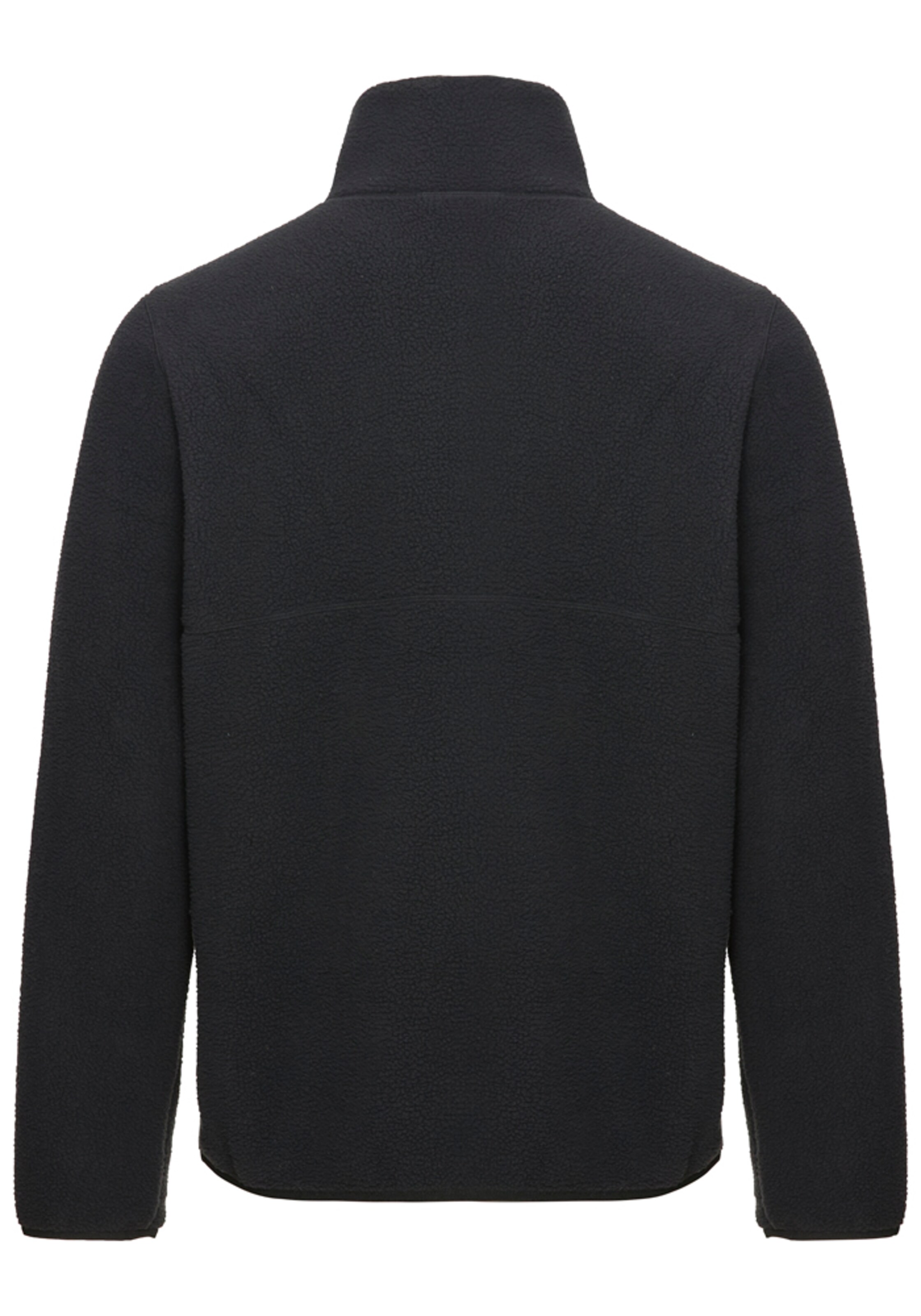 JACK WOLFSKIN Athletic Fleece Jacket in Black