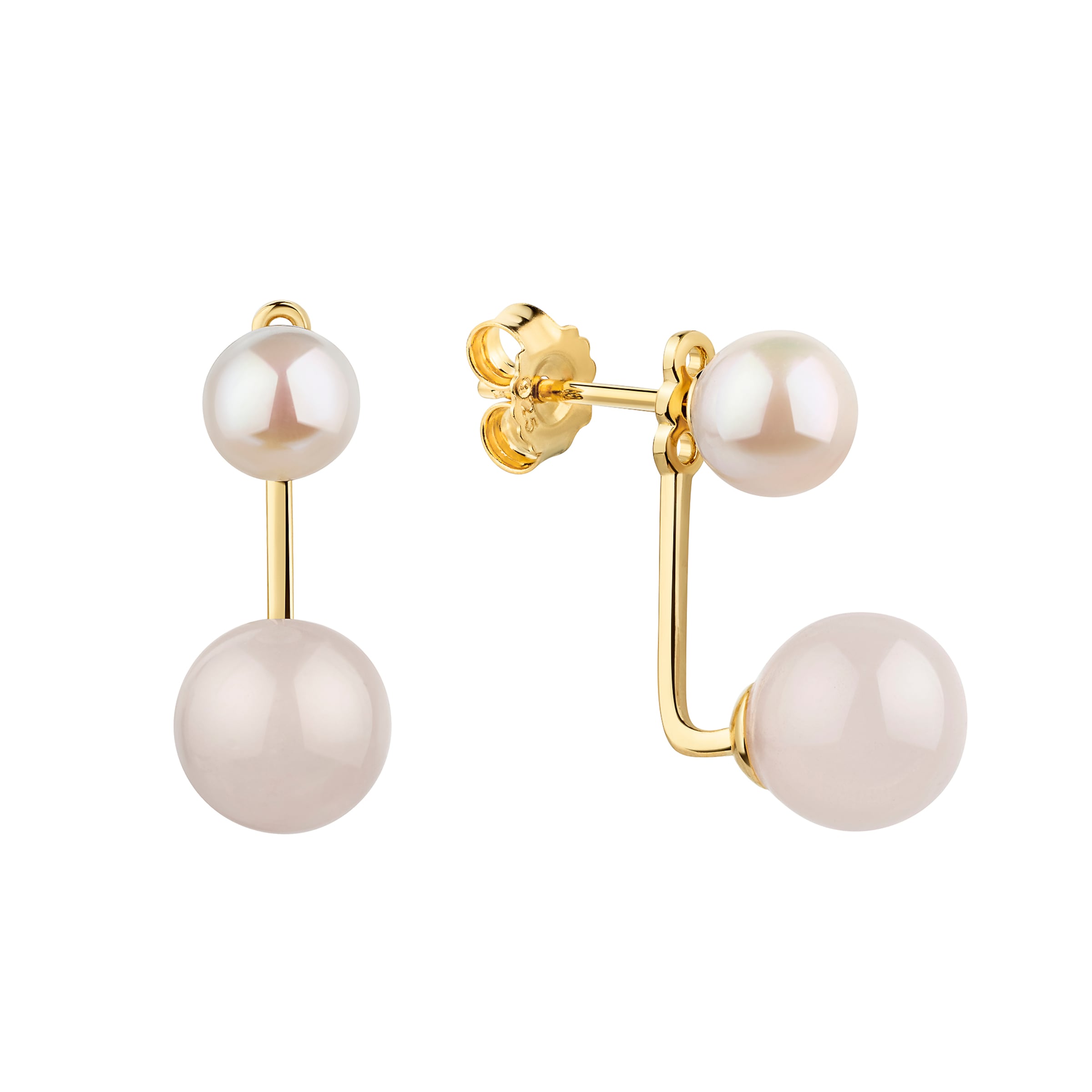 FIRETTI Earrings in White: front