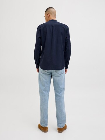 JACK & JONES Slim fit Πουκάμισο 'JJESUMMER' σε μπλε