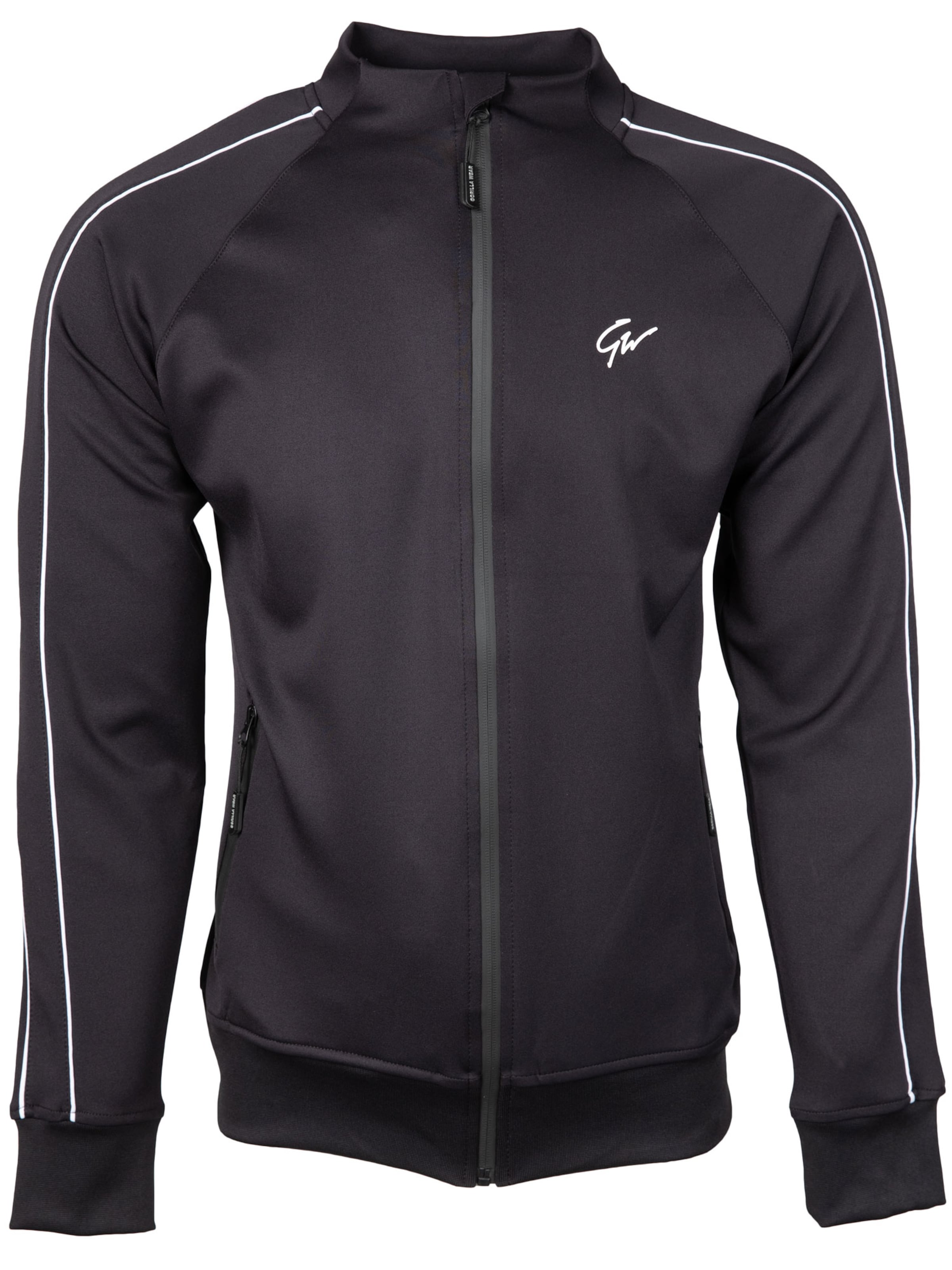 Gorilla Wear Sweatvest in Zwart: voorkant