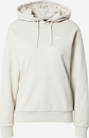 Sweat-shirt JACK WOLFSKIN en gris : devant