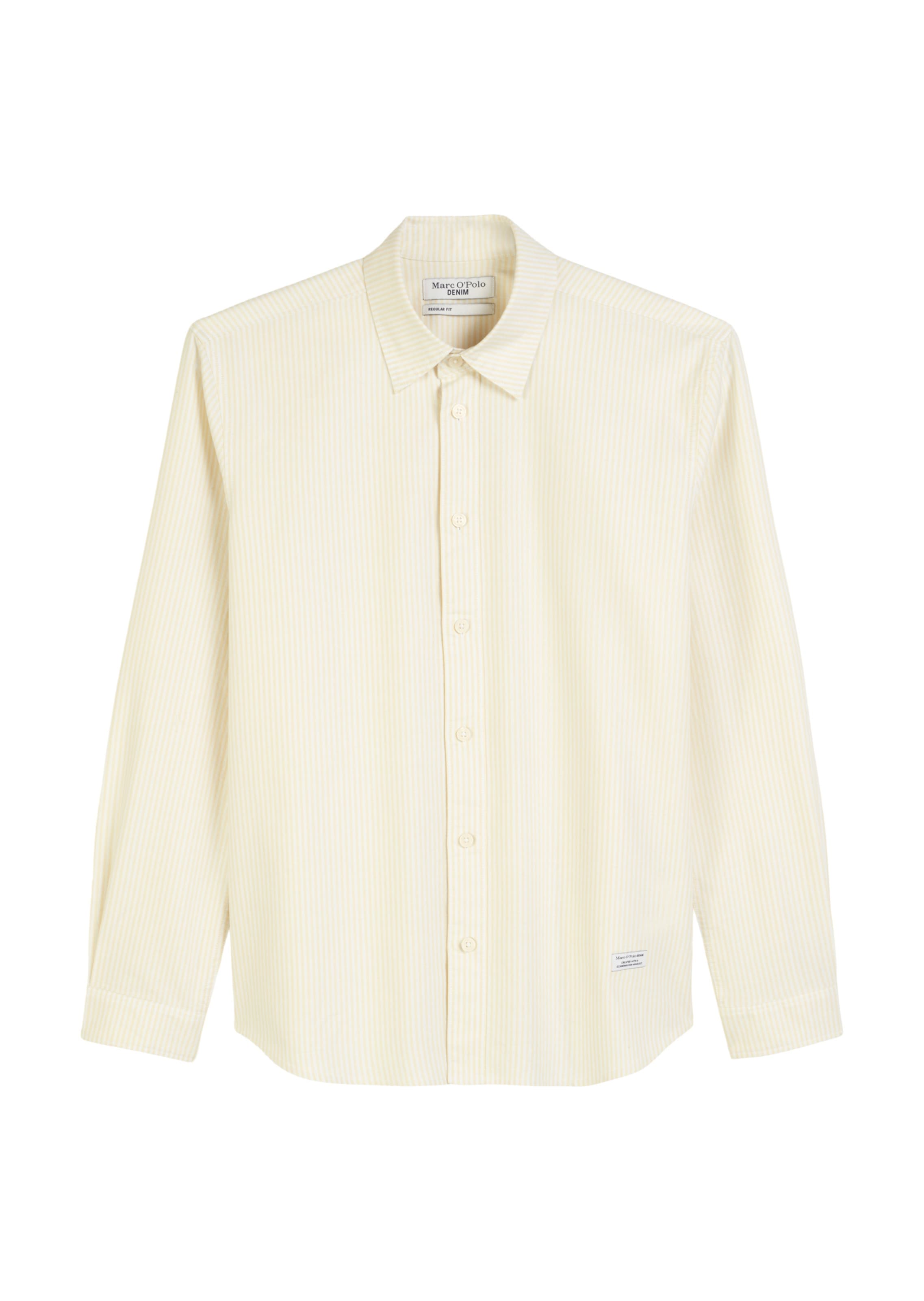 Marc O'Polo DENIM Hemd in Beige: Vorderseite