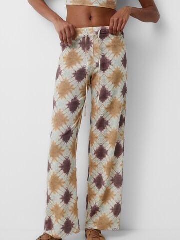 Pull&Bear Loosefit Hose in Beige: Vorderseite