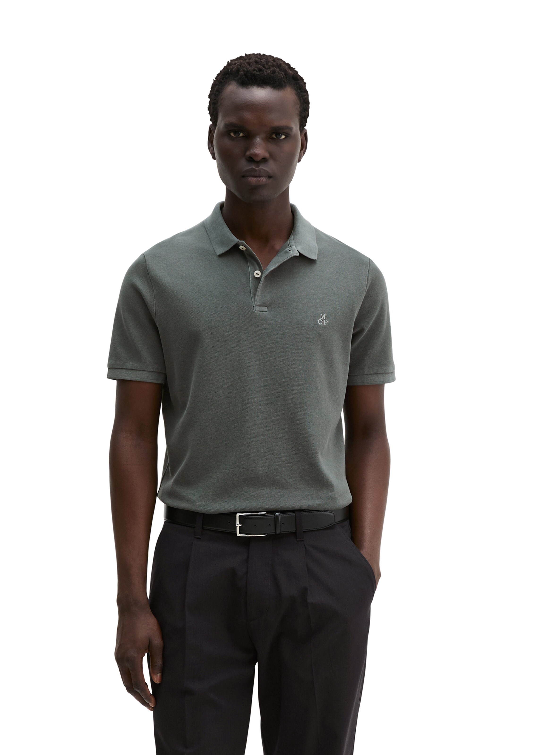 Marc O'Polo Regular fit Shirt in Grey: front