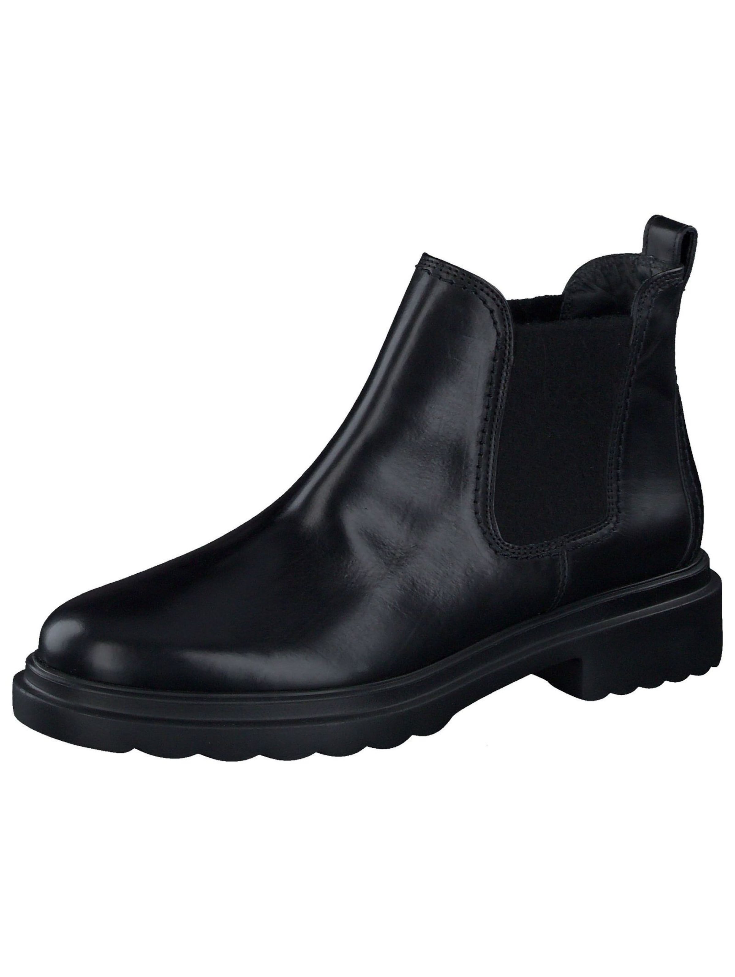 Paul Green Chelsea Boots in Schwarz: Vorderseite