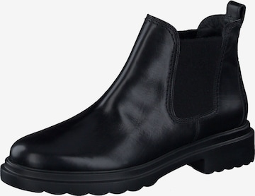 Paul Green Chelsea Boots in Schwarz: Vorderseite