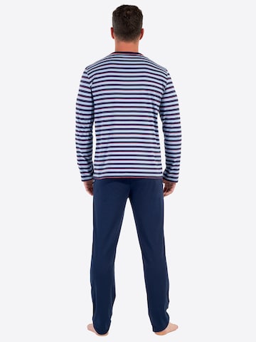 Pyjama long ' Long Sleepwear Atlantic ' HOM en bleu