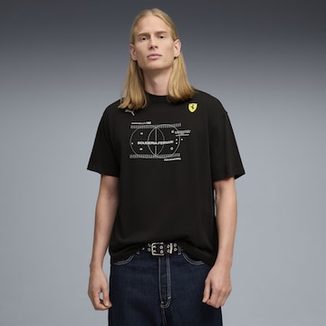 PUMA Funktionsshirt 'Scuderia Ferrari' in Schwarz: Vorderseite