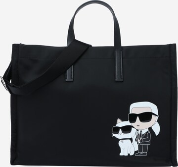 Karl Lagerfeld Shopper 'Ikonik 2.0' in Zwart: voorkant