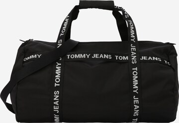 Tommy Jeans Дорожная сумка 'Essential' в Черный: спереди