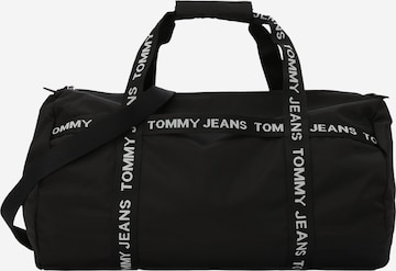 Tommy Jeans - Bolsa de viaje 'Essential' en negro: frente