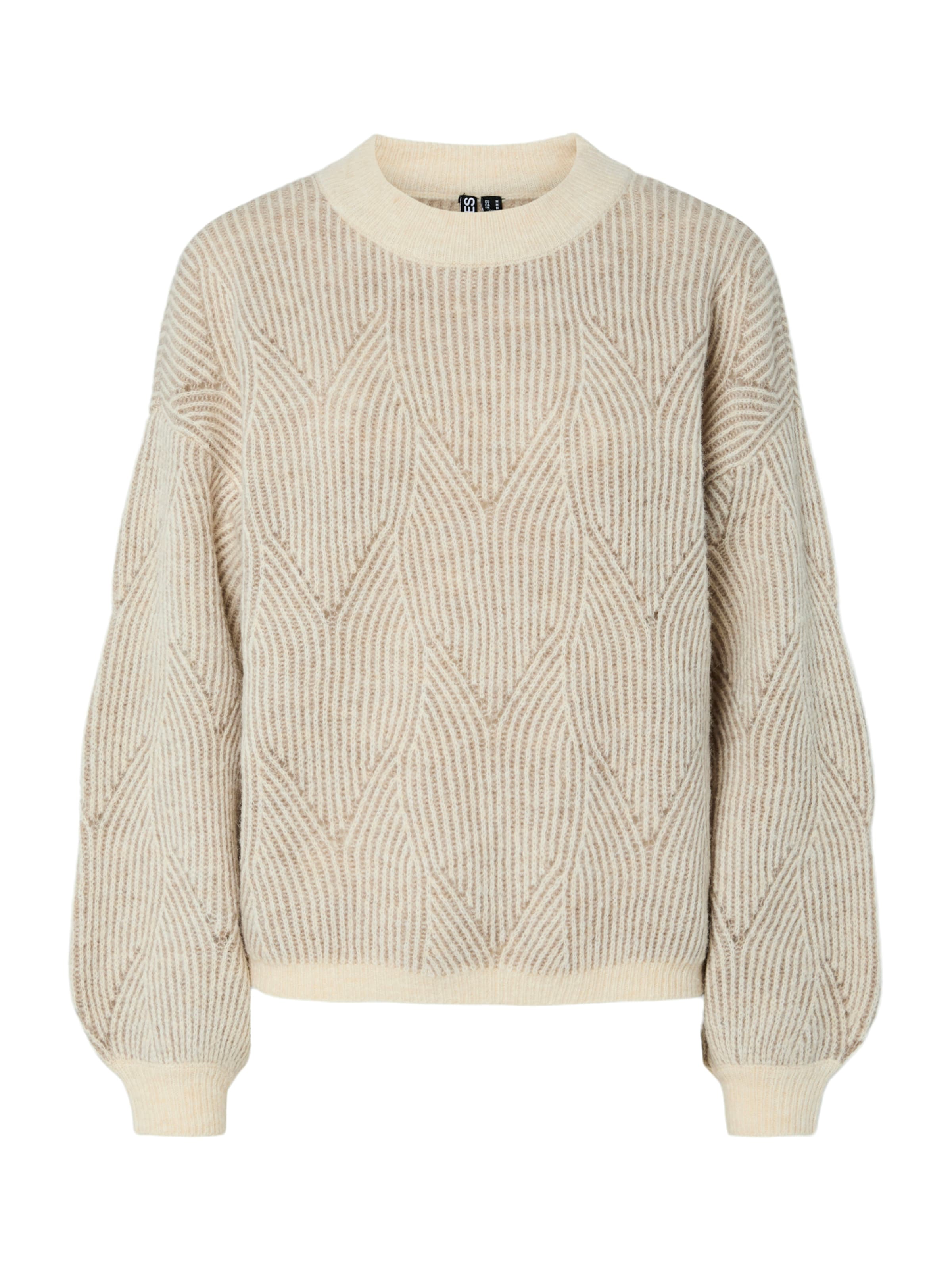 PIECES Pulóver 'PCJENNA' - szürke: elől