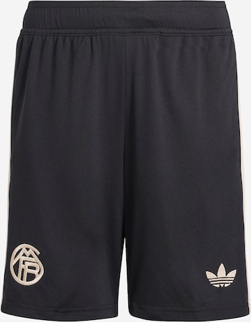 ADIDAS ORIGINALS Regular Housut 'FC Bayern 25/26' värissä musta: etupuoli