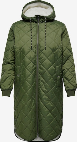 Manteau d’hiver 'New Sandy' ONLY Carmakoma en vert : devant