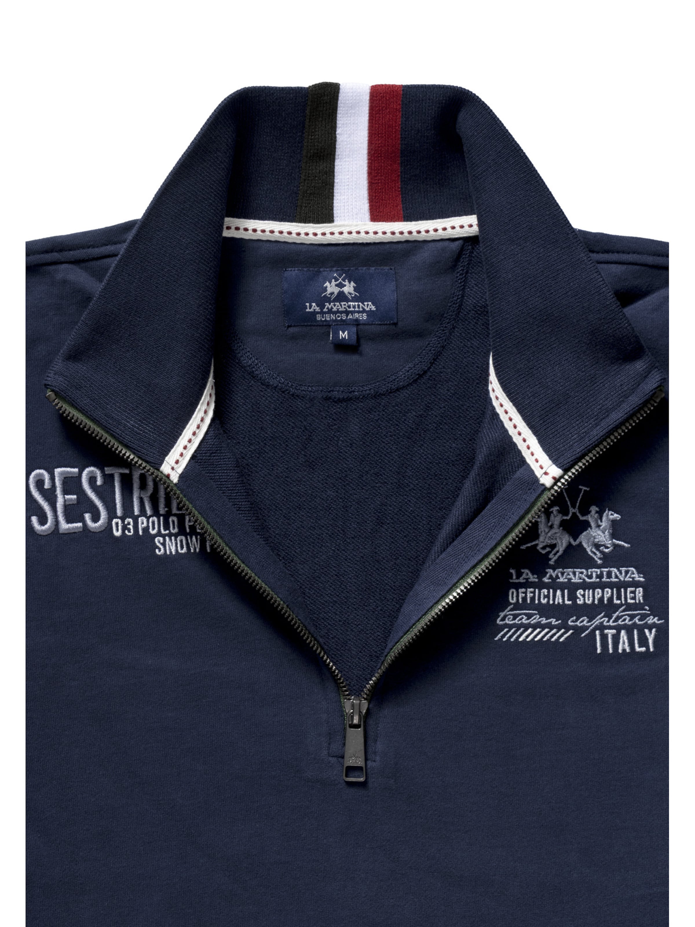 La Martina Trui in Blauw