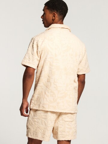 Shiwi Comfort fit Koszula 'TOWELING' w kolorze beżowy