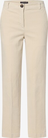 Marie Lund Regular Chinohose in Beige: predná strana