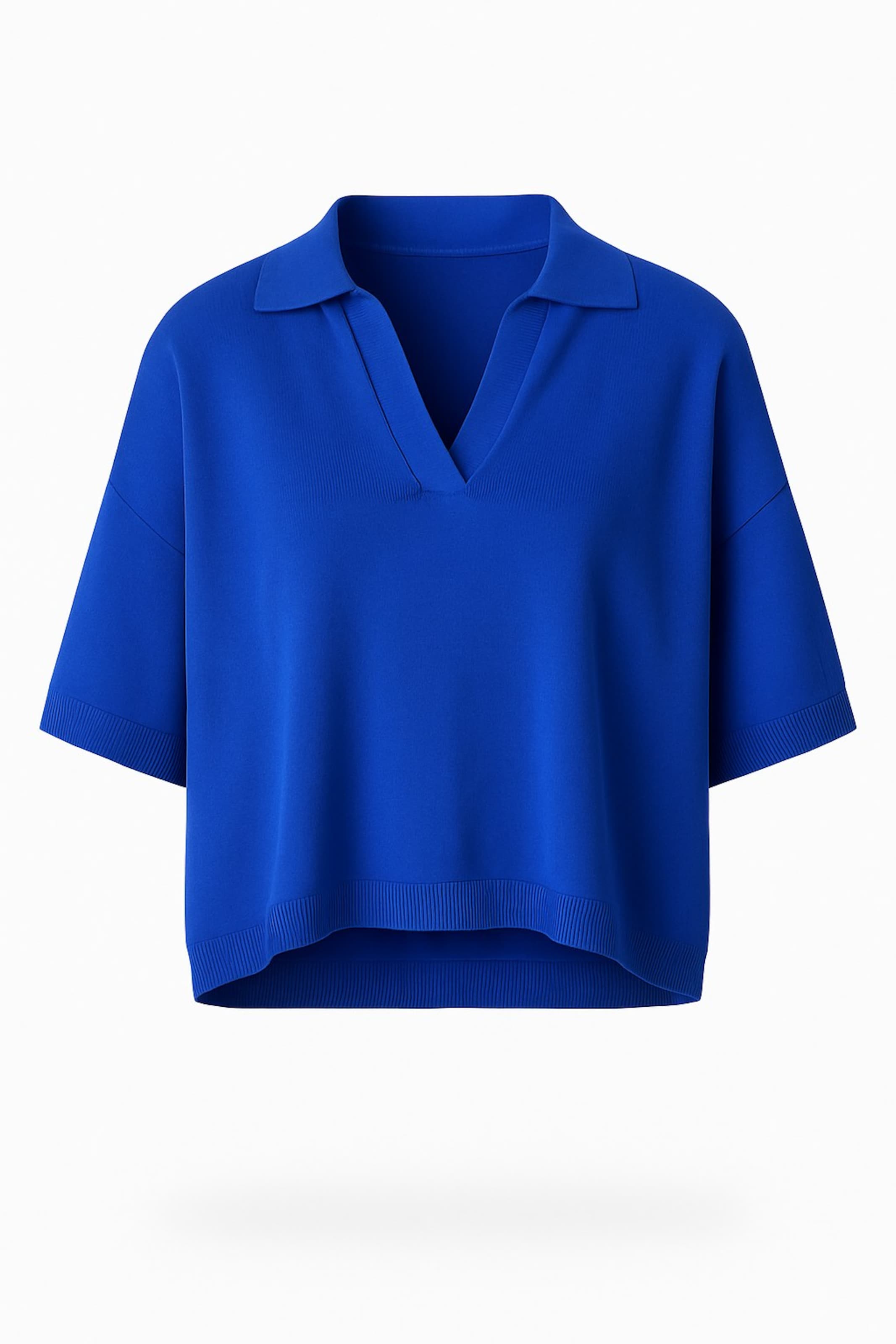 WOMAN VISION Blouse in Blauw: voorkant
