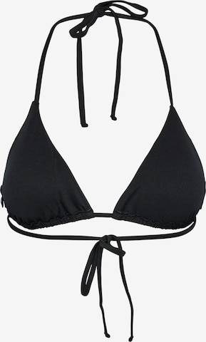 PIECES Triangel Bikinitop 'ALISA' in Zwart