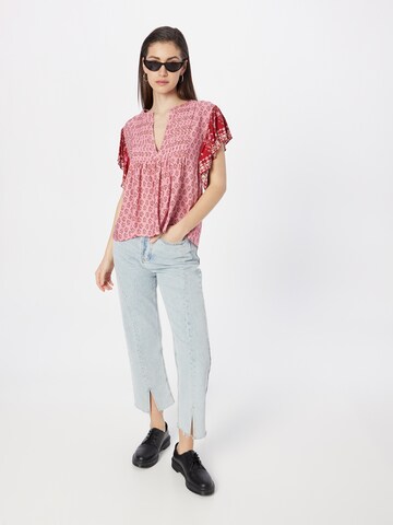 Lollys Laundry Blouse 'Isabel' in Pink