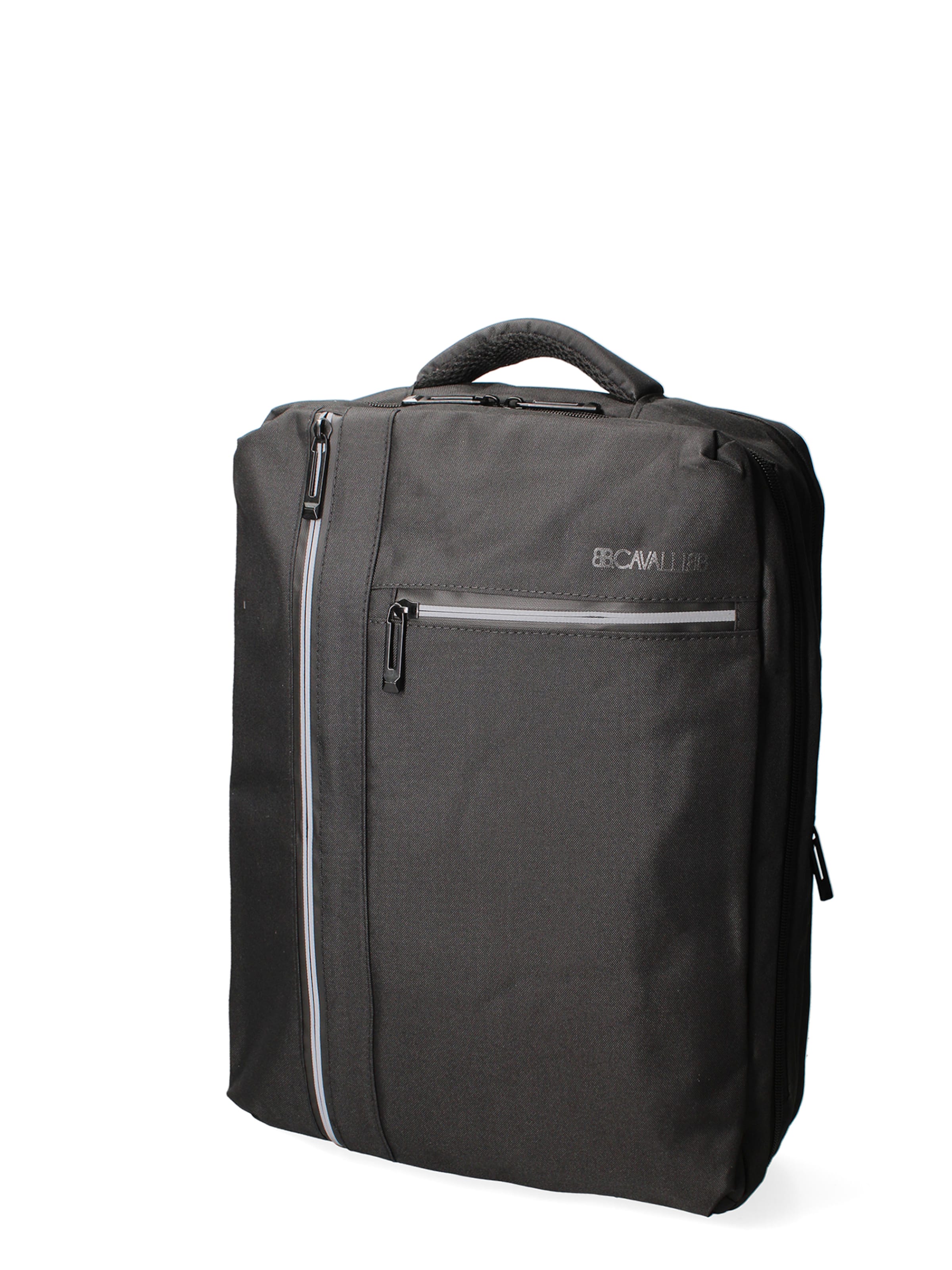 Zaino 'Zaino Unisex Nylon 100% con Zip e Tasche Multifunzionali - B Cavalli' di B. Cavalli in nero