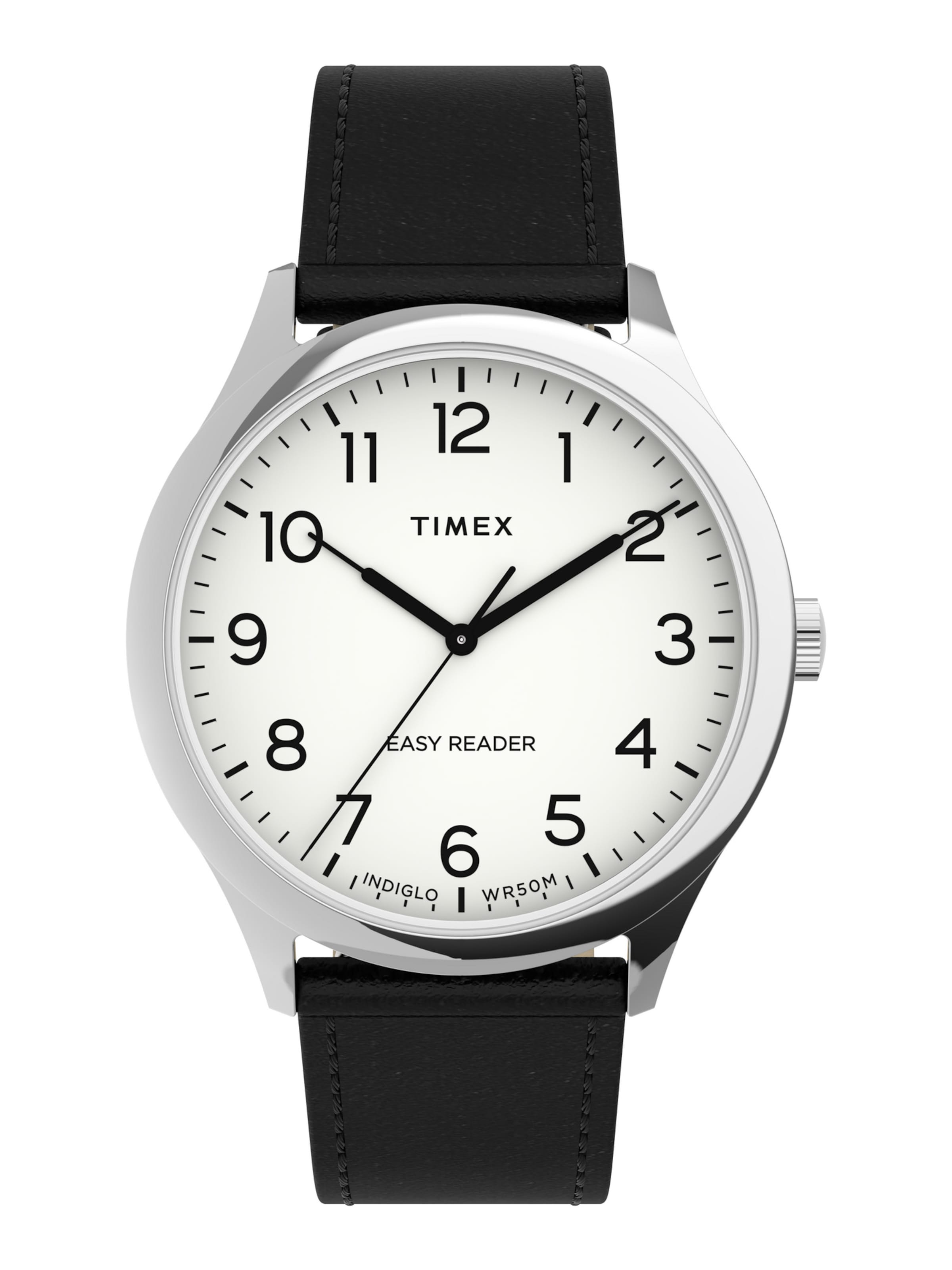 TIMEX Analog watch 'Easy Reader Gen 1 Essential Collection' in Silver: front